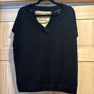 Express Black V-Neck Top
